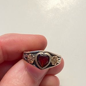 James Avery Garner Heart Ring